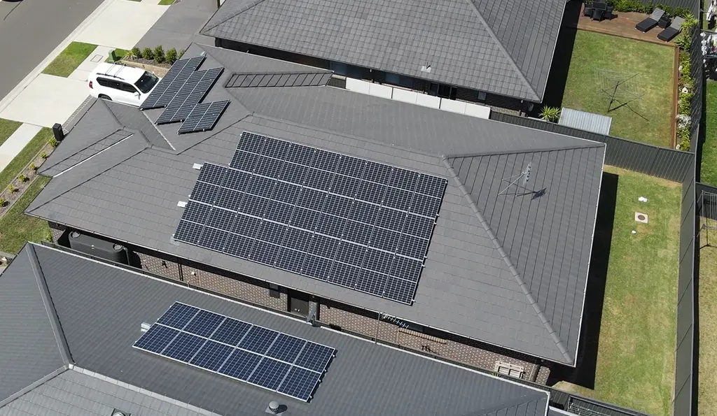 Longi Solar Panels in Australian's house roof