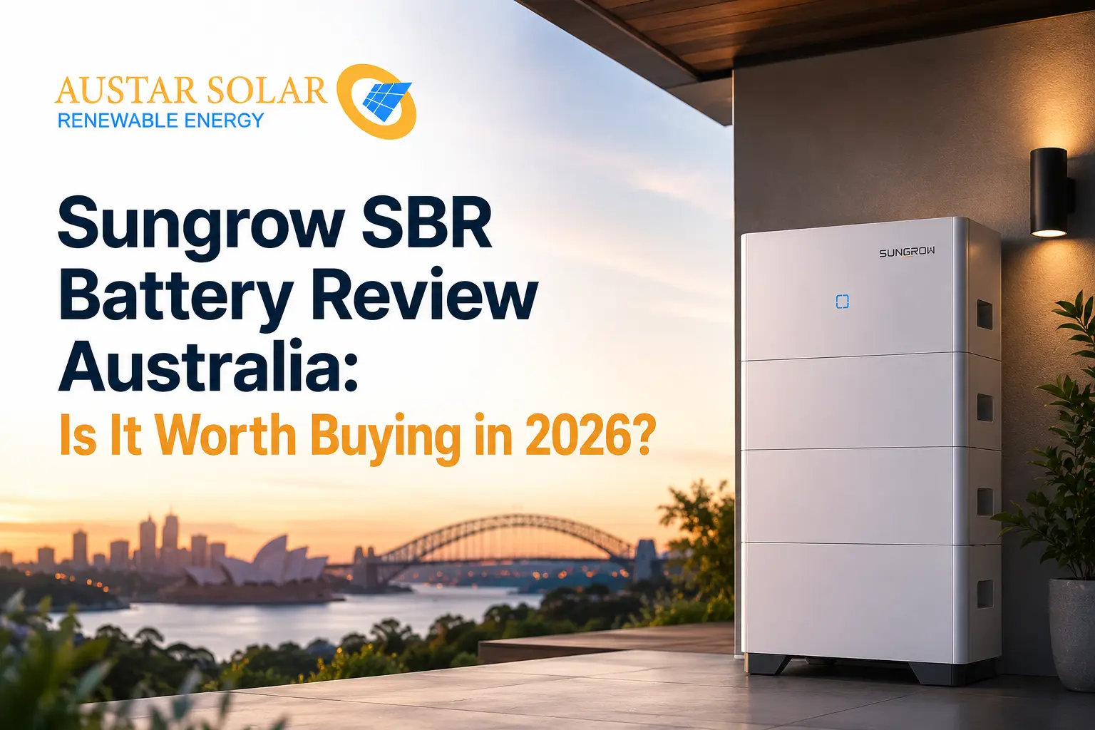 Sungrow SBR Battery Review Australia | Pros, Cons & Pricing