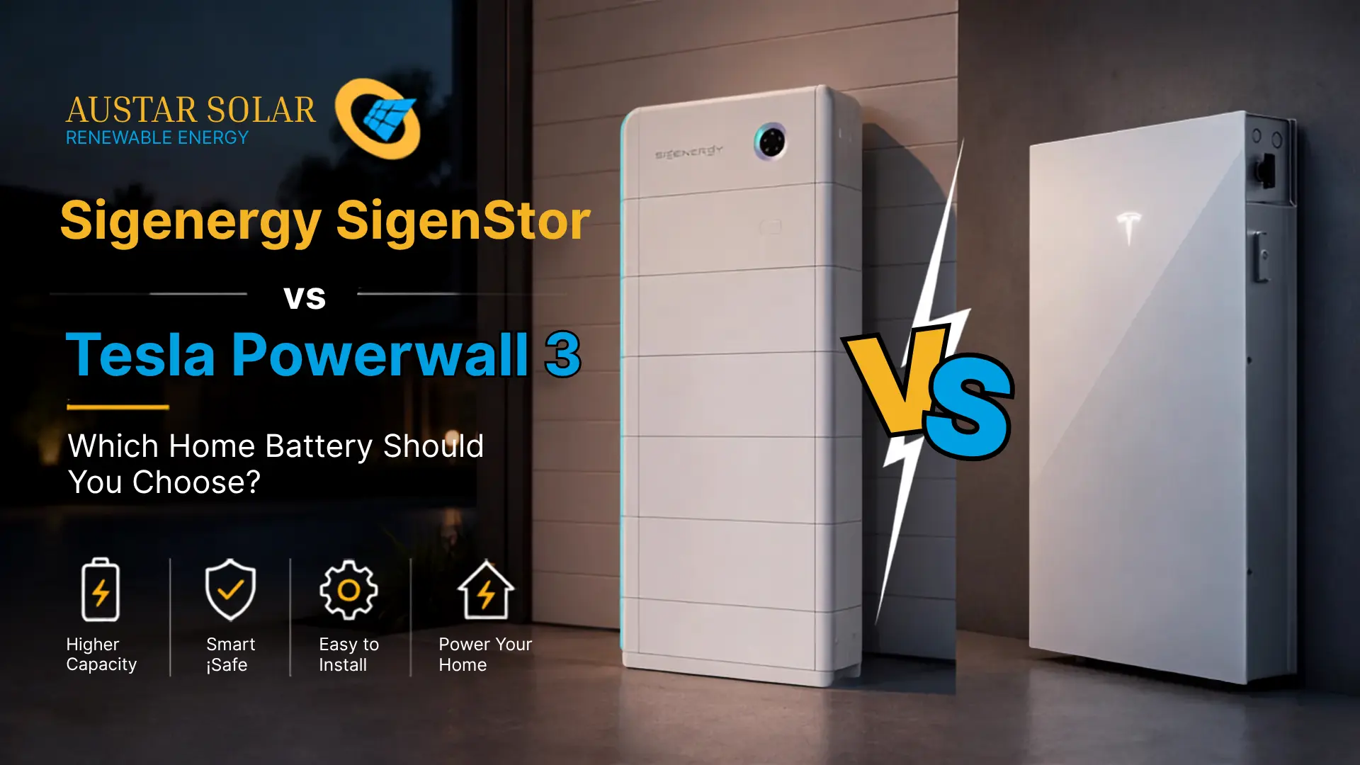 Sigenergy SigenStor vs Tesla Powerwall 3: Which Home Battery Should You Choose?