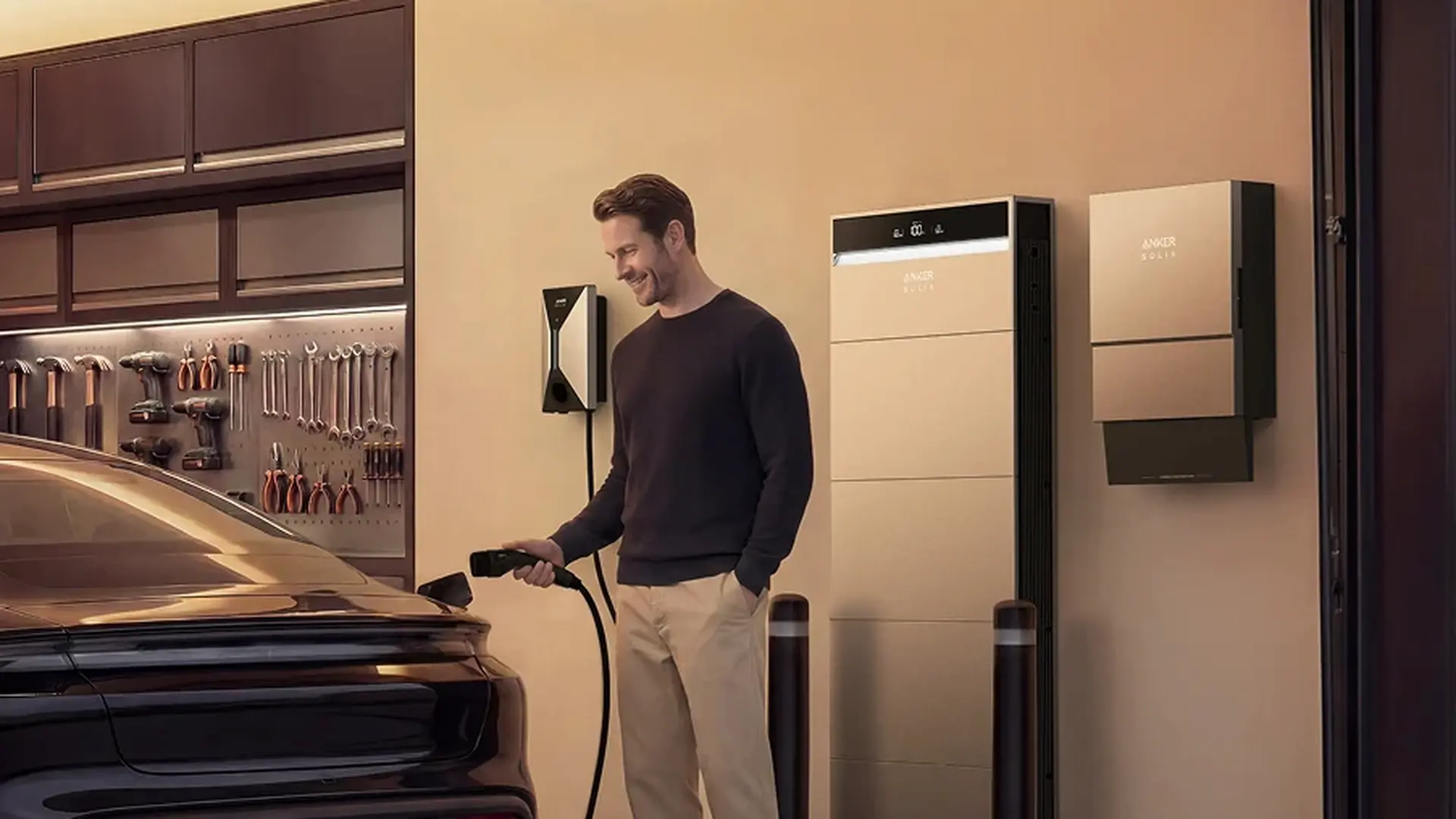 Anker SOLIX X1 Battery Storage in home