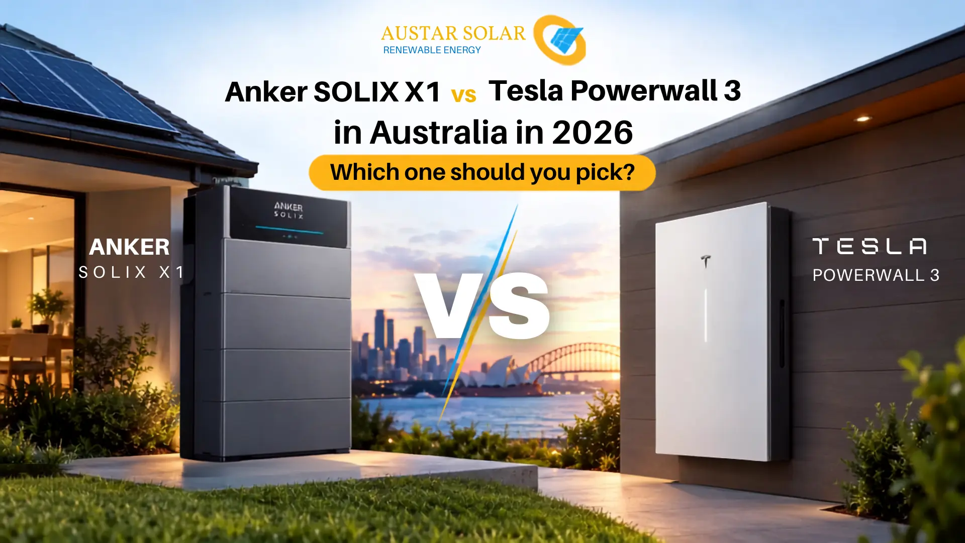 Anker SOLIX X1 vs Tesla Powerwall 3 in Australia in 2026 | Which One Should You Pick?