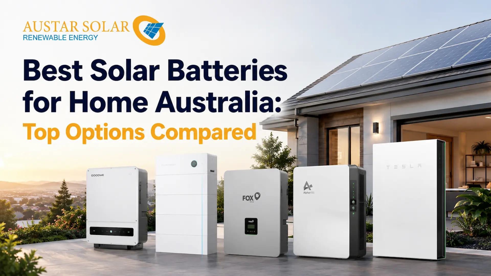 Best Solar Batteries Australia 2026: Top 7 Compared