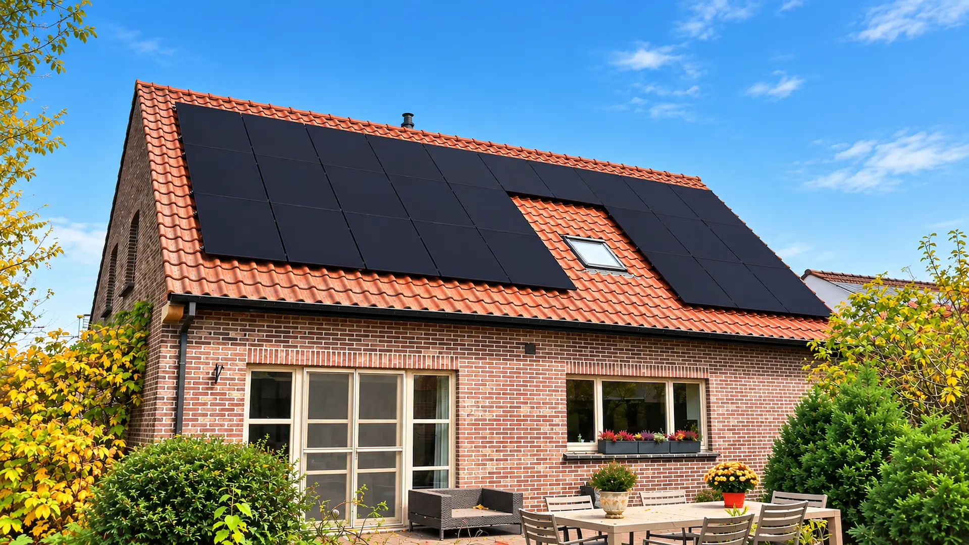 REC Solar Panels installed on the roof ot the Australian home 