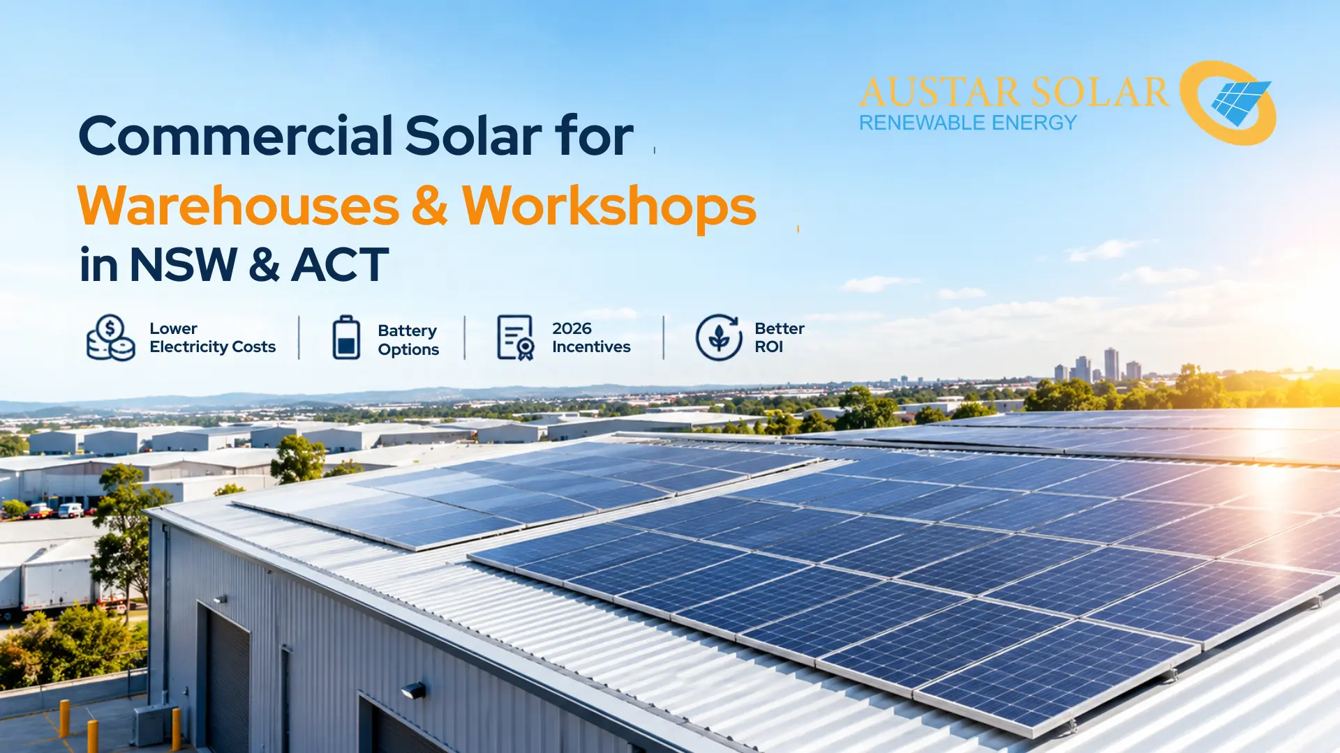 Commercial Solar for Warehouses & Workshops in NSW & ACT
