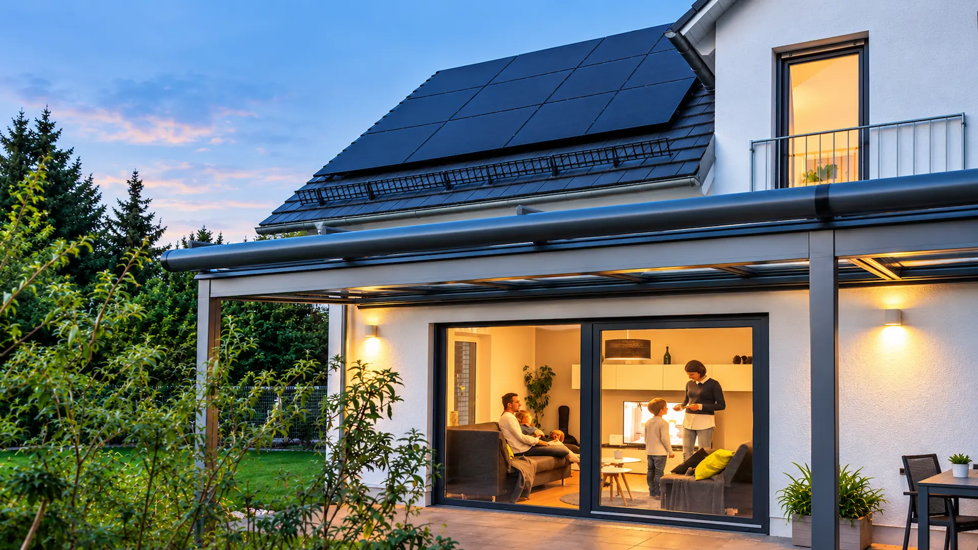 REC solar panels installed in Australian home