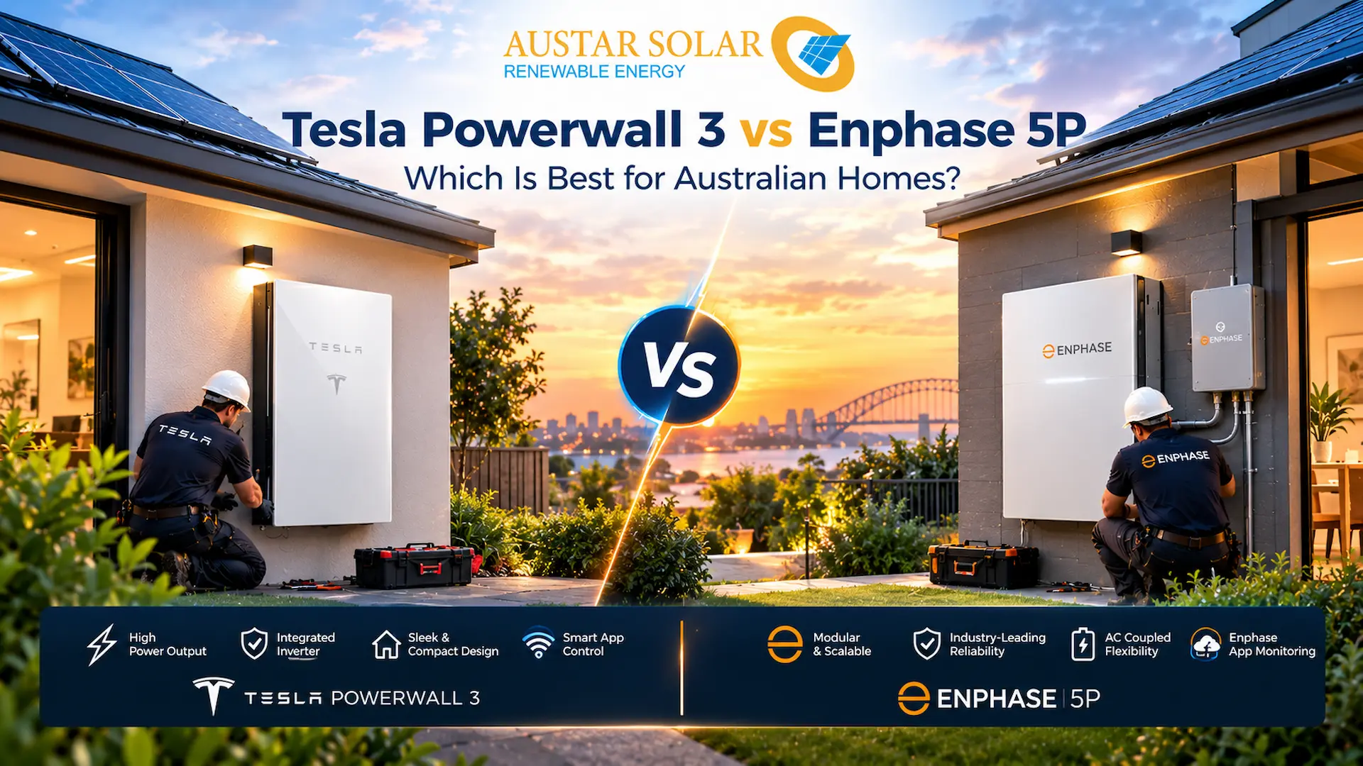 Enphase 5P vs Tesla Powerwall 3 Australia: 2026 Guide